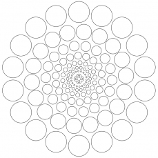 Mandala-Ausmalbild Nr. 25