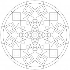 Mandala-Ausmalbild Nr. 67