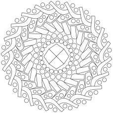 Mandala-Ausmalbild Nr. 76