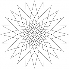 Mandala-Ausmalbild Nr. 81