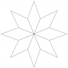 Mandala-Ausmalbild Nr. 108