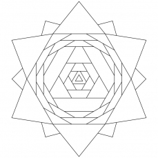 Mandala-Ausmalbild Nr. 114