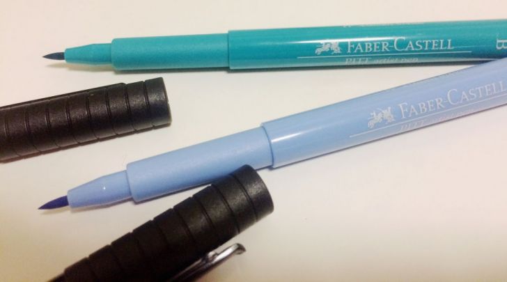 Tuschestifte PITT artist pen brush von Faber-Castell